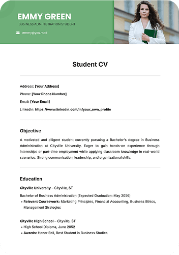 ATS‑Friendly Professional CV